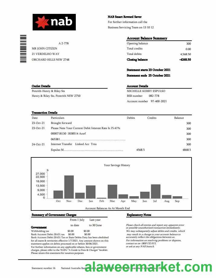 USA NAB excel pdf